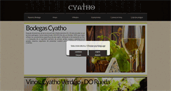 Desktop Screenshot of bodegascyatho.com