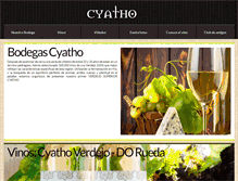 Tablet Screenshot of bodegascyatho.com